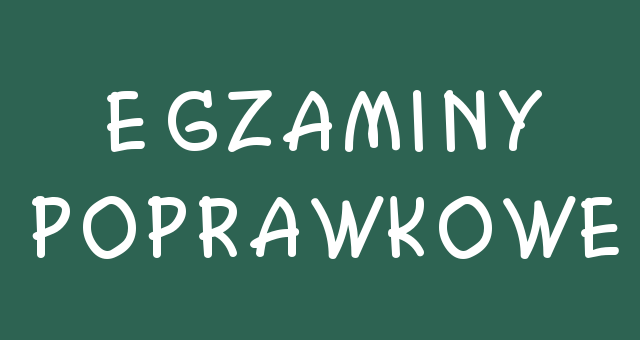 egzaminy poprawkowe